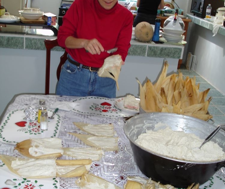 Preparing Tamales in MEX 2006 - Brenda Avadian